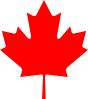 Canada flag leaf