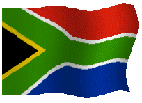 South Africa animated flag