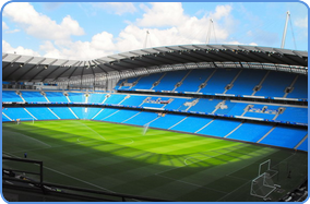 Etihad Stadium in Manchester City, England