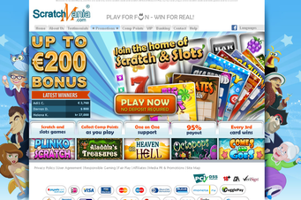 ScratchMania home-page view graphic