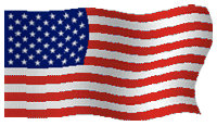 The United States animated flag