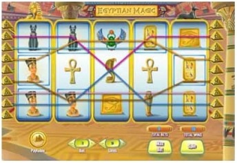 Egyptian magic video slot game