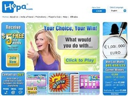 Hopa.com scratch cards slots instant games