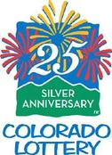 Colorado Lottery Silver Anniversary Logo