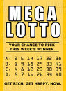 printed lottery ticket icon