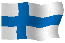 Finland national animated flag